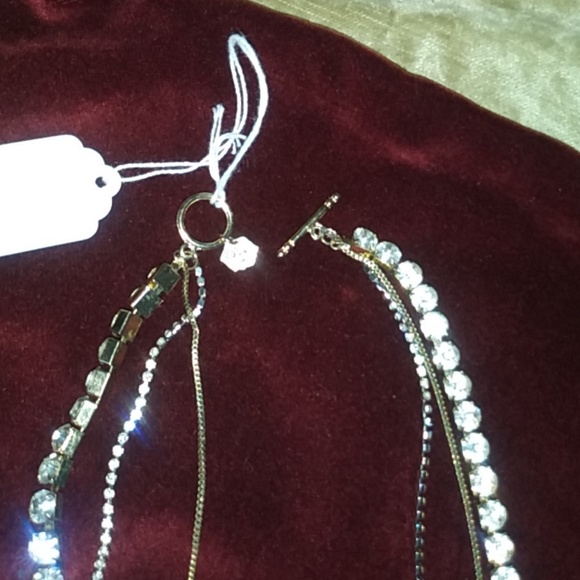 Beautiful rhinestone necklace - Picture 3 of 5
